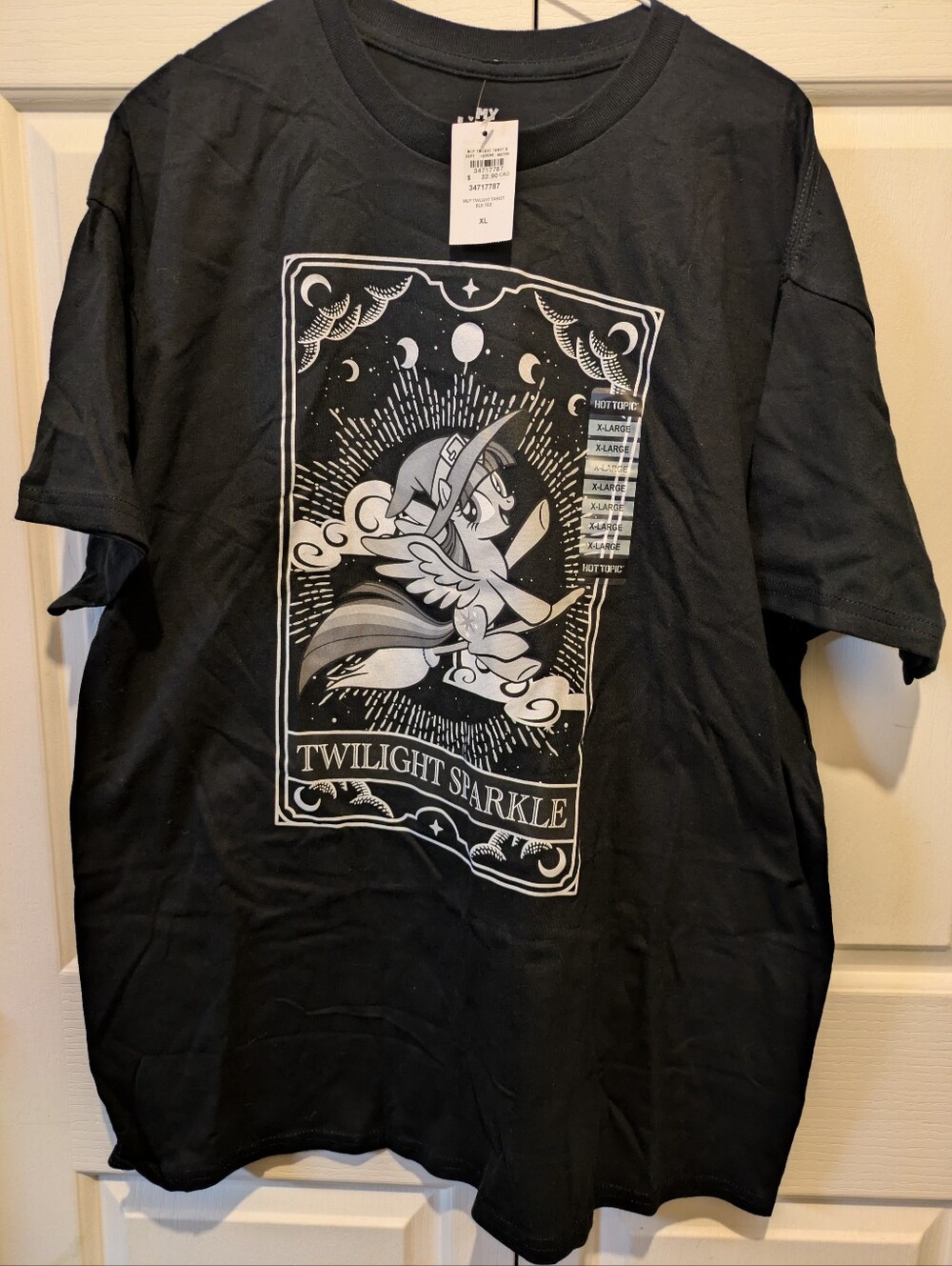 My Little Pony Twilight Sparkle Tarot Halloween Short Sleeve Shirt Size XL New